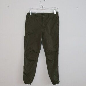 Mother Crop Island Fever Green Cinch Hem Joggers Pants